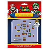 Los mejores  - Super Mario MS65081 - Juego de 23 imanes (Reino Seta- Multicolor- 18 x 24 x 0- 3 cm)